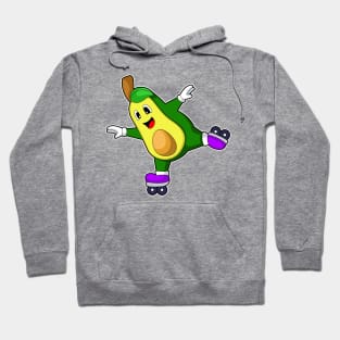 Avocado Inline skating Roller skates Hoodie